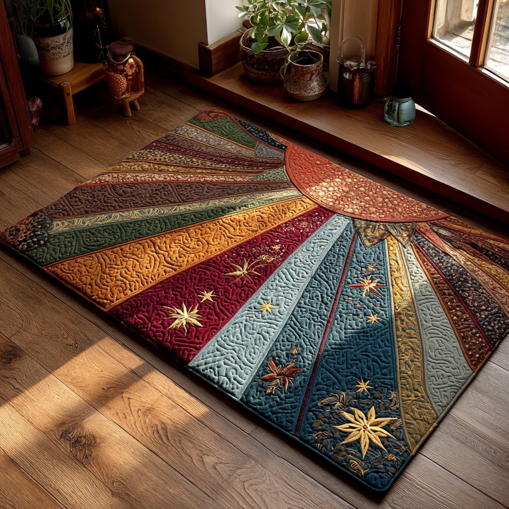 Printed doormat being cleaned