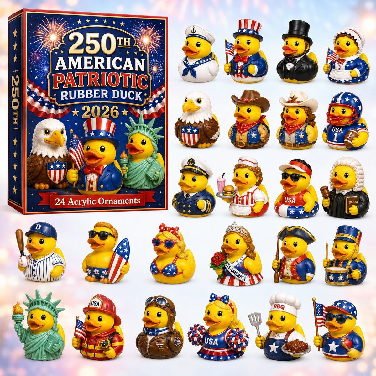 2026 American Patriotic Duck advent calendar