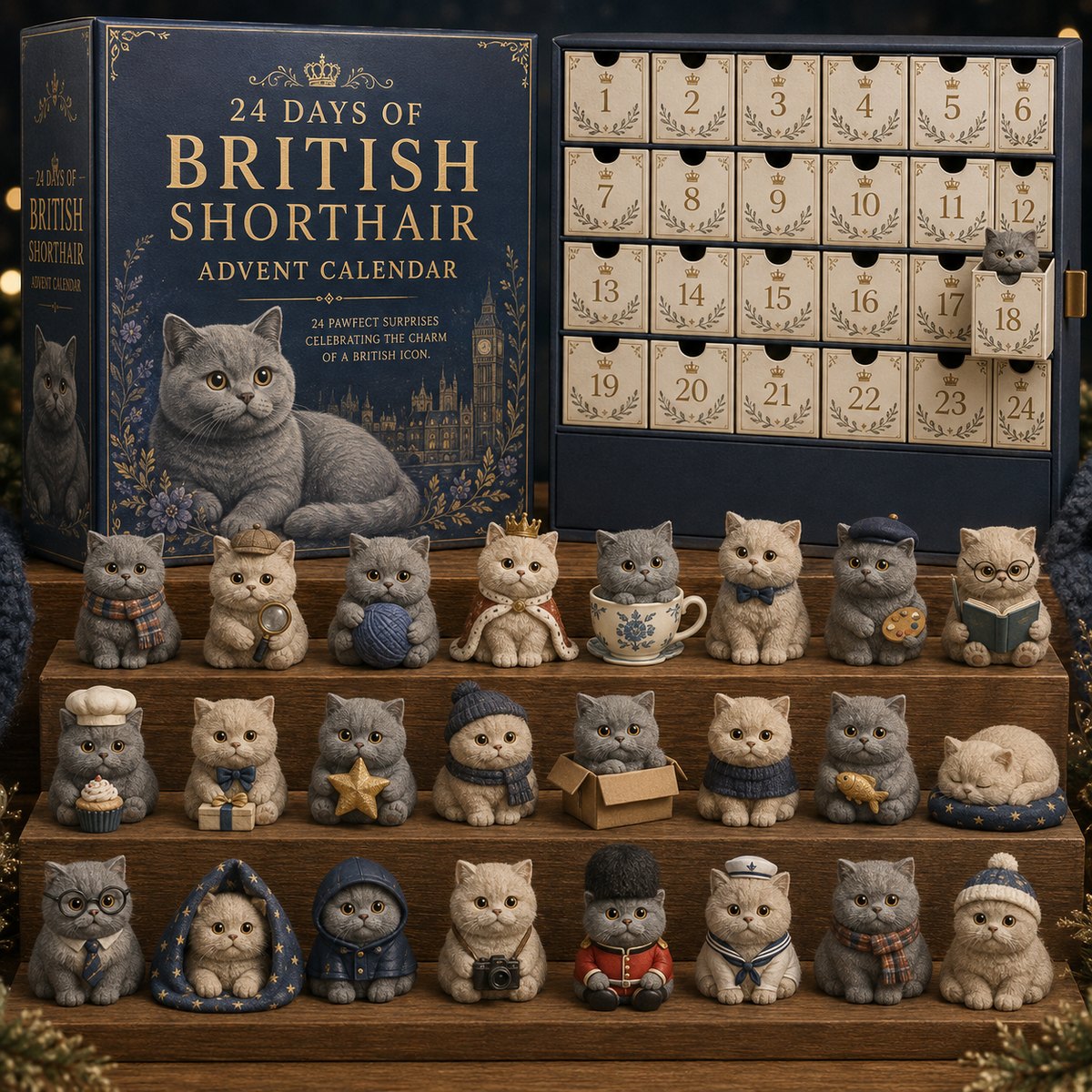 2026 British Shorthair advent calendar