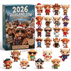 2026 Highland Cow advent calendar