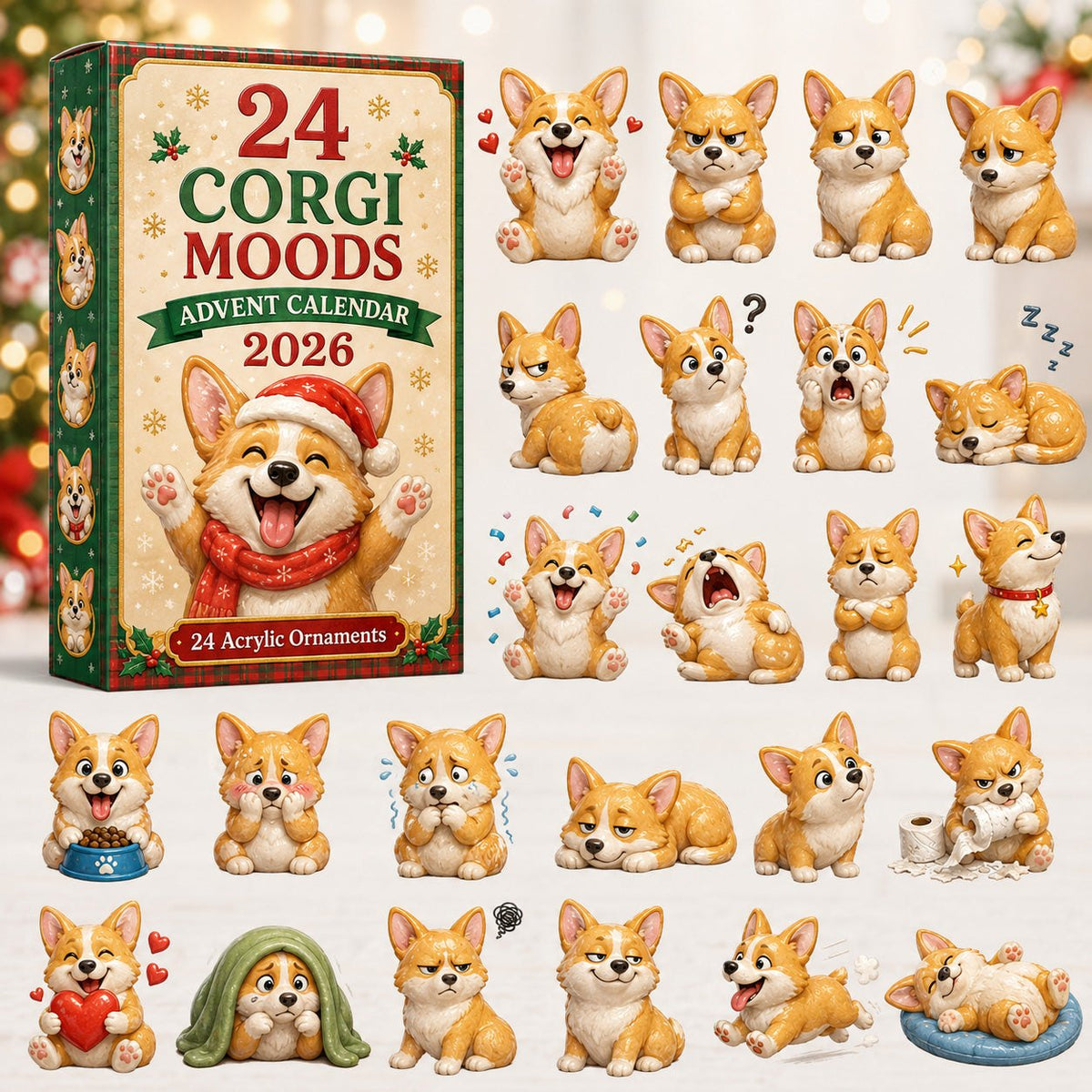 24 Corgi Moods advent calendar