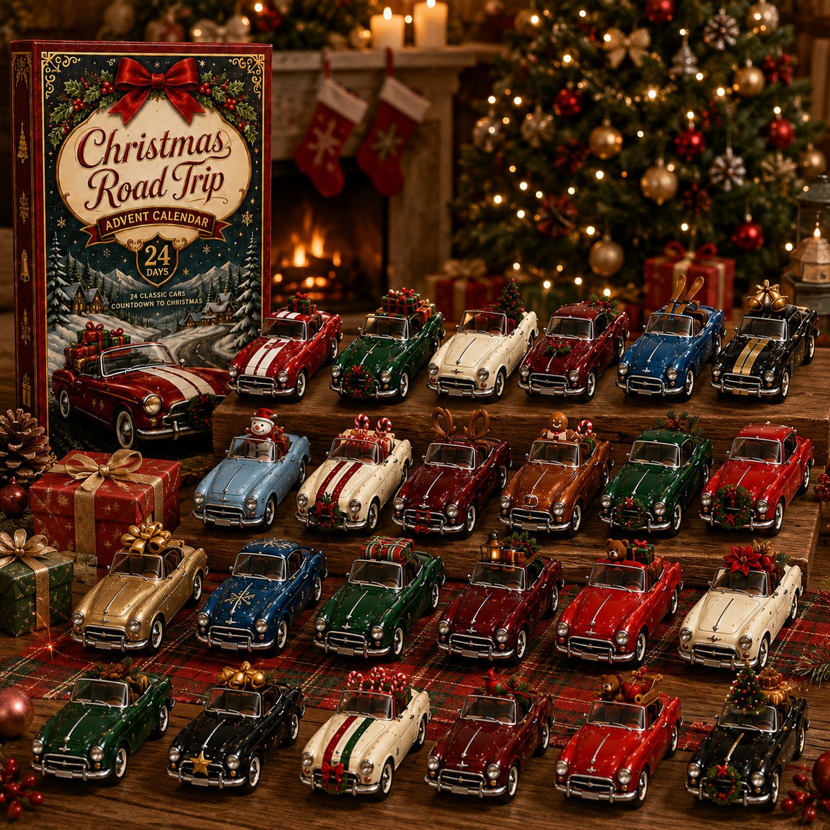 24-Day Christmas Car advent calendar