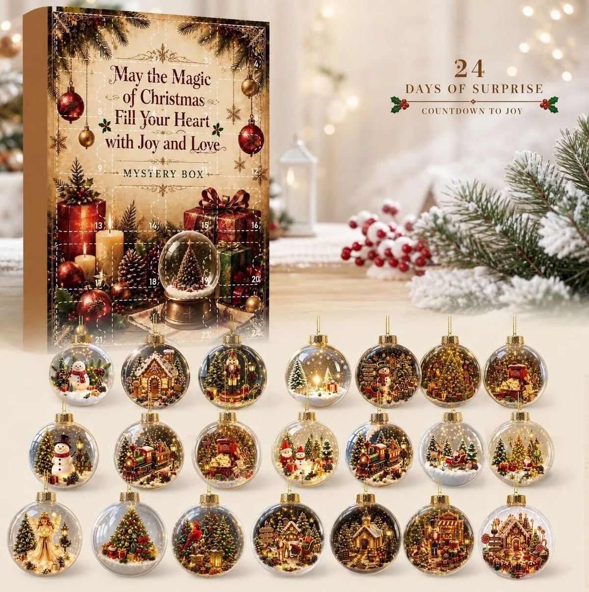 24-Day Christmas Mystery Ornament advent calendar