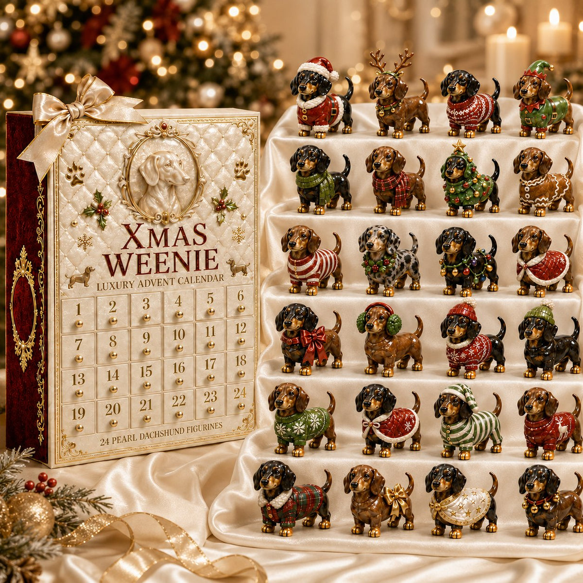 24-Day Dachshund advent calendar