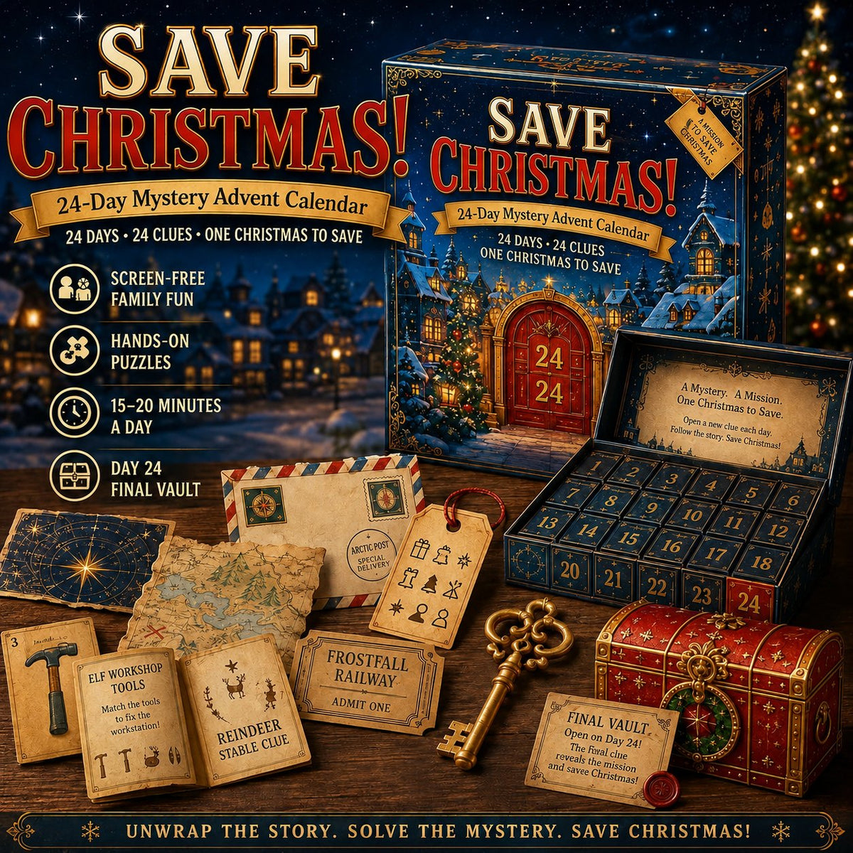 24-Day Mystery advent calendar