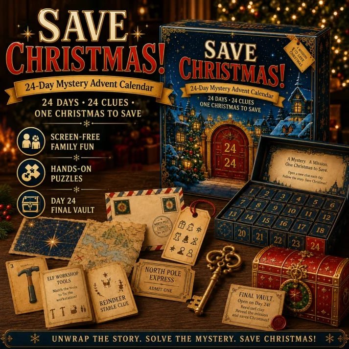 24-Day Mystery Adventure advent calendar