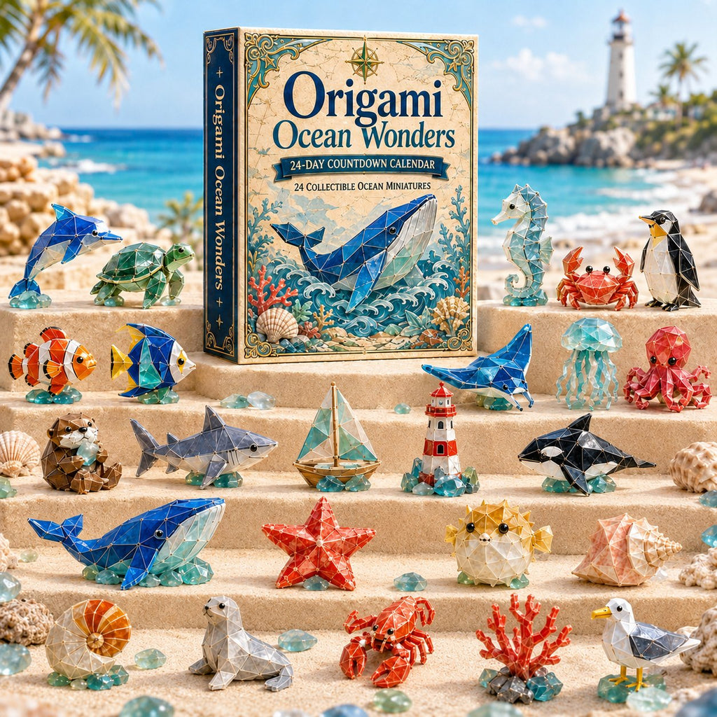 24-Day Origami Ocean Wonders advent calendar
