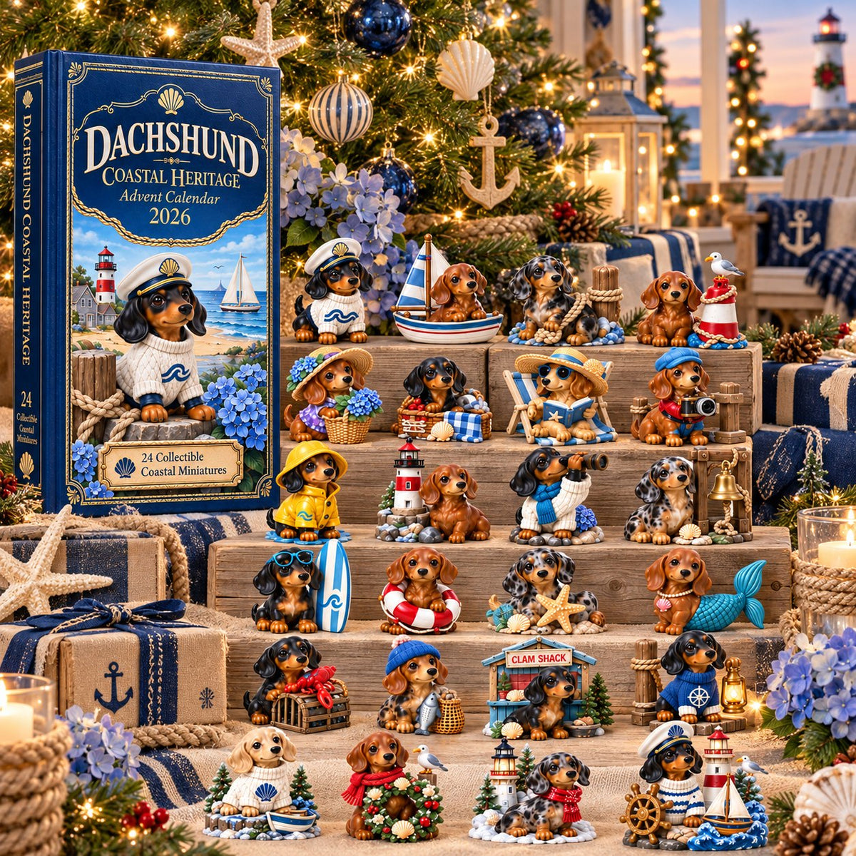 24 Days by the Sea — Dachshund Coastal Heritage advent calendar