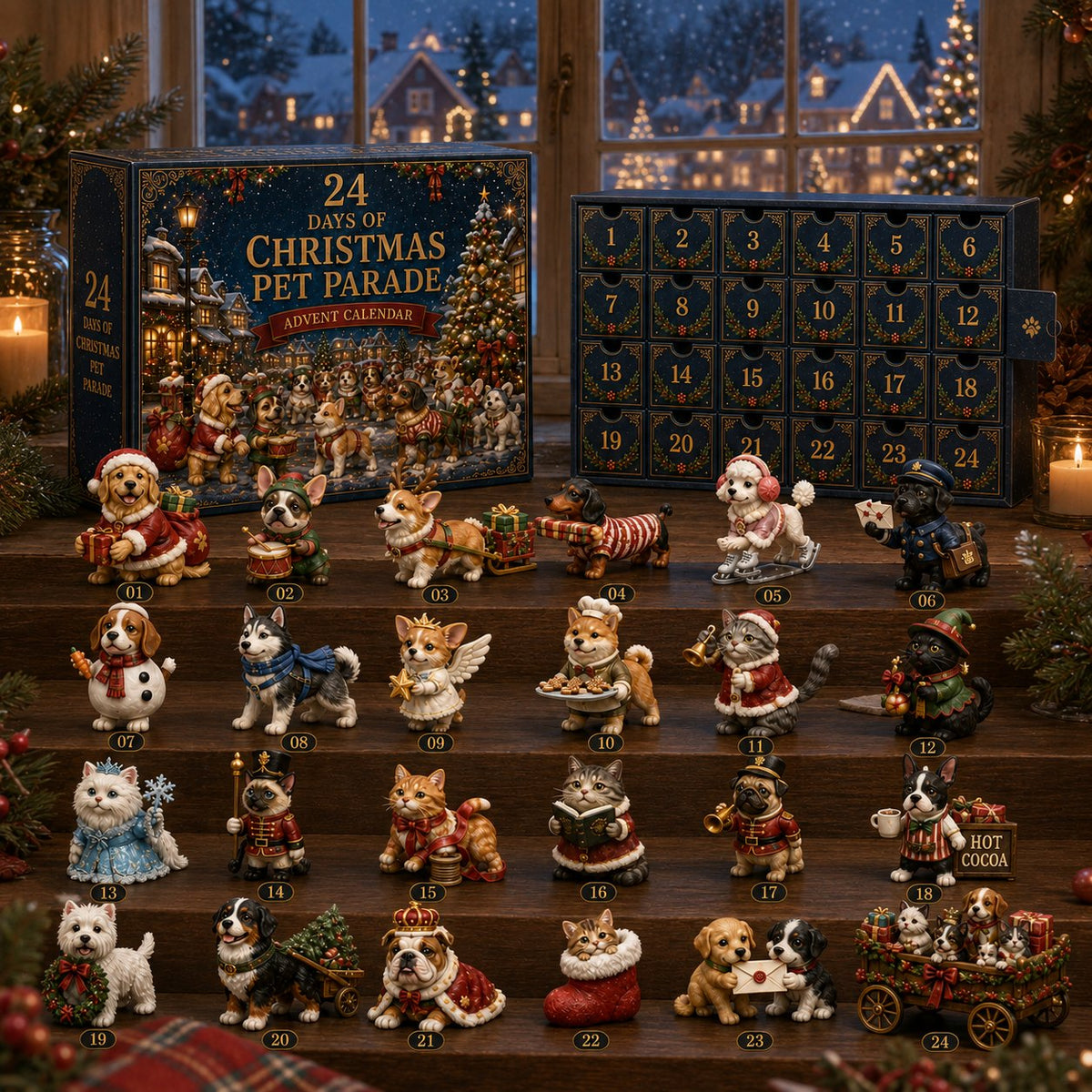 24 Days of Christmas Pet Parade advent calendar