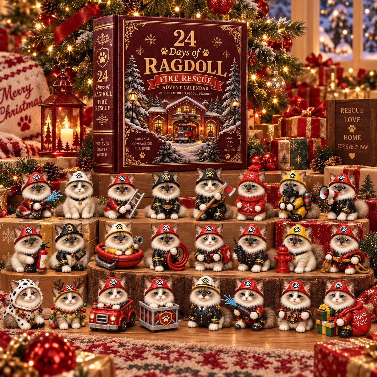 24 Days of Courage & Cuddles — Ragdoll Fire Rescue advent calendar