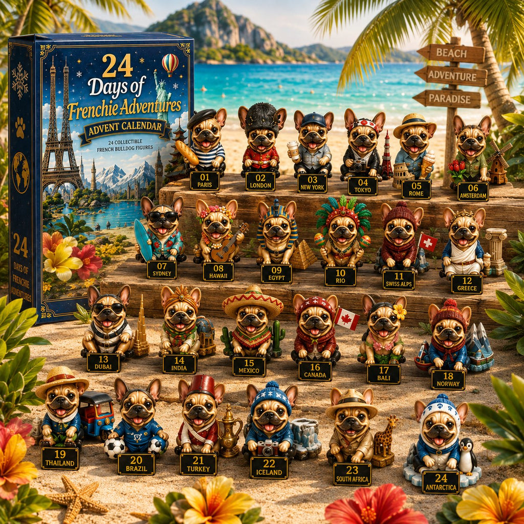 24 Days of Frenchie Adventures advent calendar
