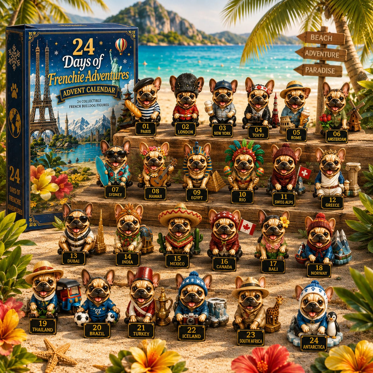 24 Days of Frenchie Adventures advent calendar