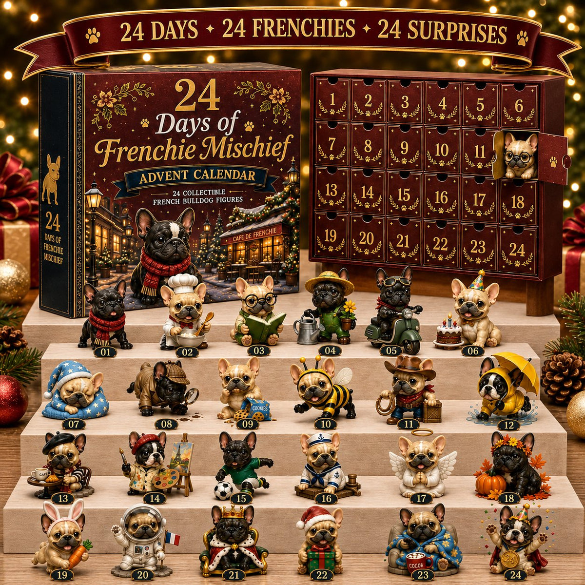 24 Days of Frenchie Mischief advent calendar