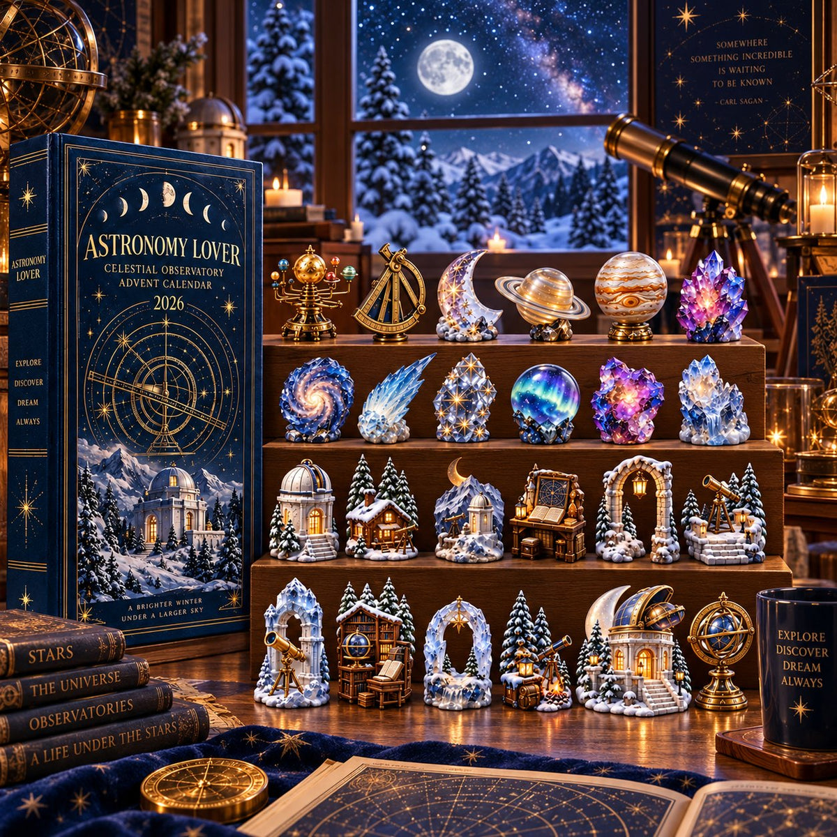 24 Nights Beneath the Stars — Astronomy Lover Celestial Observatory advent calendar