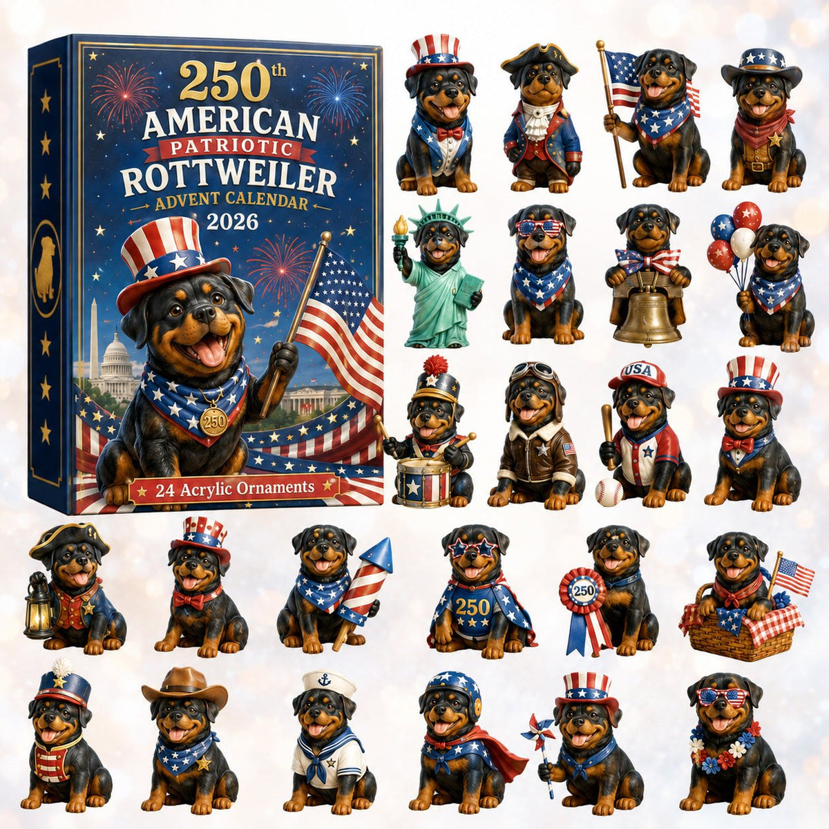 250th American Rottweiler advent calendar