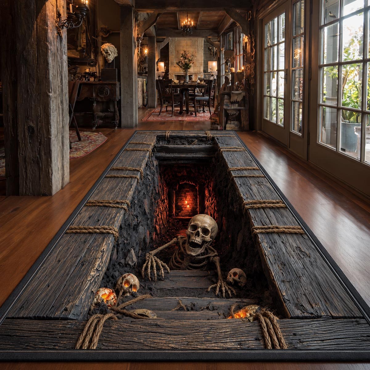 Abyss Crawler Runner Carpet Runner Rug - Cute Pet Design | Animal Printed Runner Rug