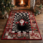 Abyss Santa Claus area rug in a living room