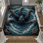 Abyss Watch area rug in a living room