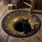 Abyss Watcher Round Mat Rug - washable non-slip printed rug