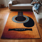 Acoustic Melody area rug in a living room
