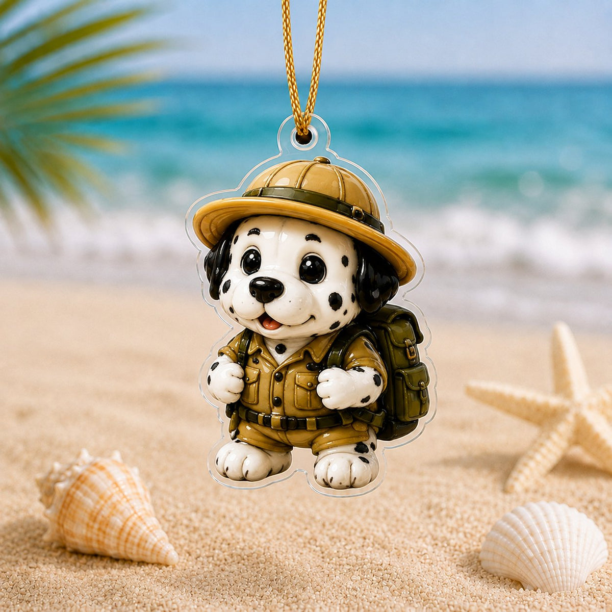 Buzzing Beauty Floral Christmas Ornament