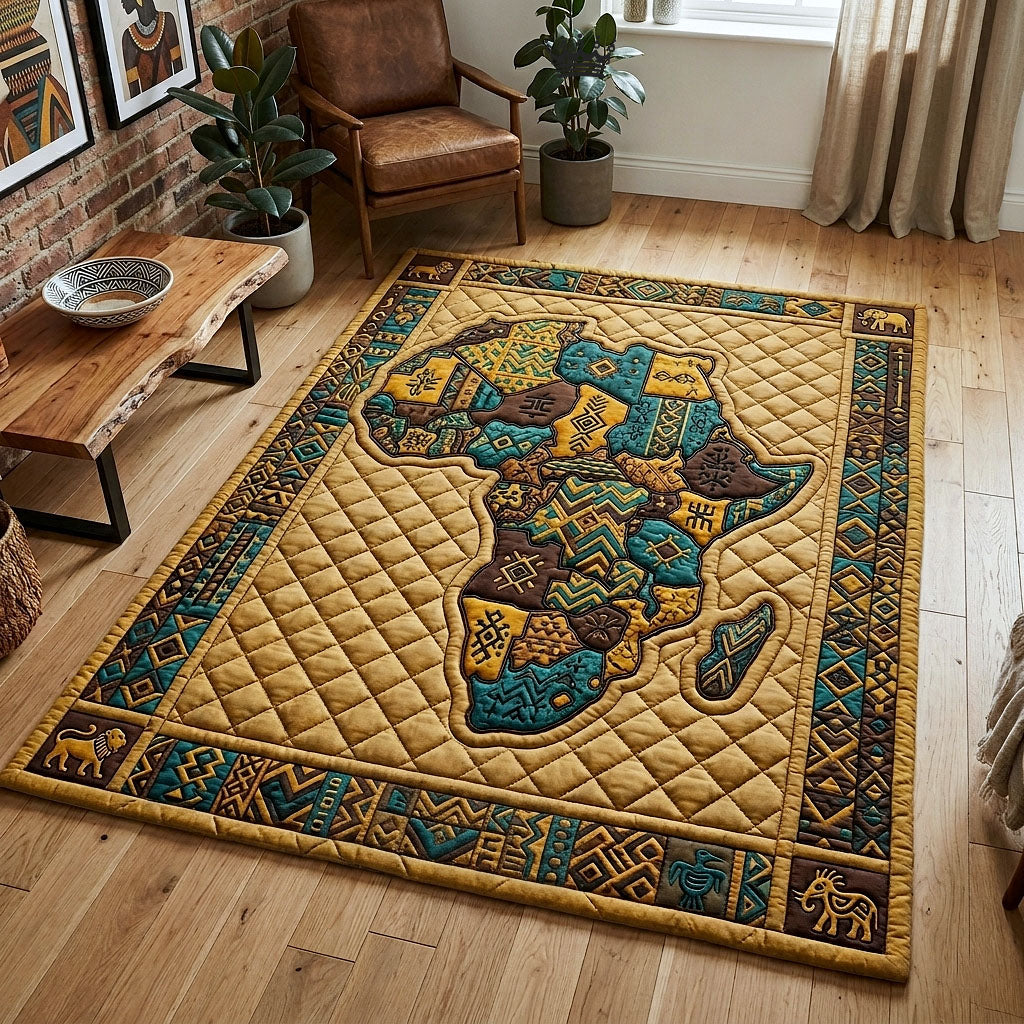 Africa Legacy area rug in a living room