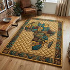 Africa Legacy area rug in a living room