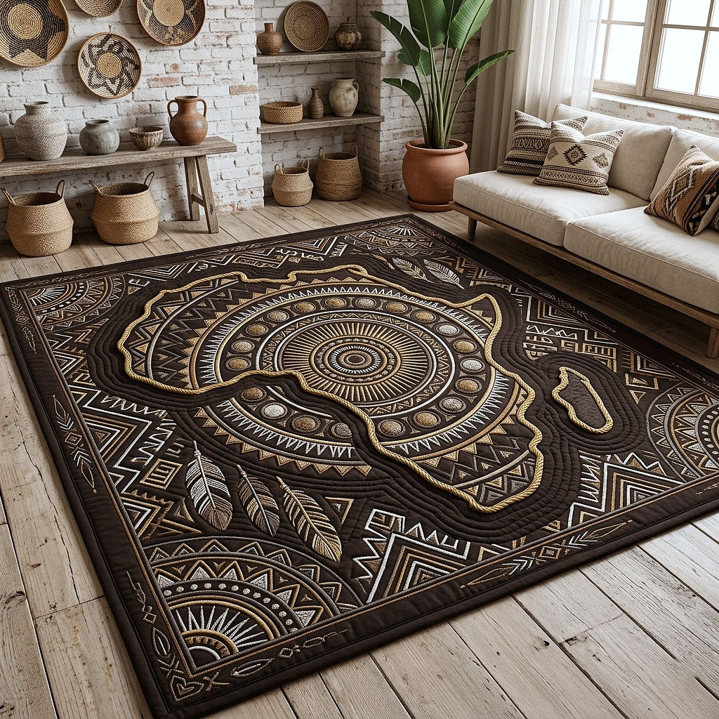 Africa Legacy area rug in a living room