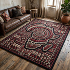Africa Legacy area rug in a living room