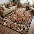 Africa Legacy area rug in a living room
