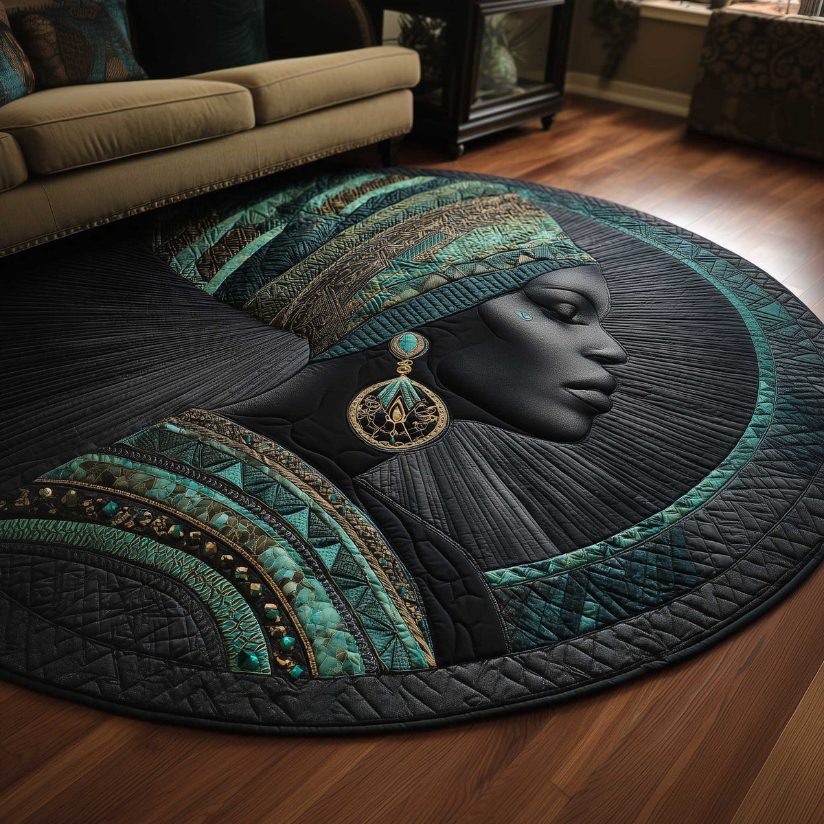 African Dream Round Mat Rug - Nature Design | Serene Home Decor