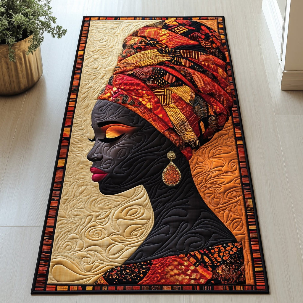 African Sunlight Runner Rug - Nature Design | Serene Runner Rug