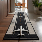 Airplane Runway Runner Rug - Nature Design | Serene Runner Rug
