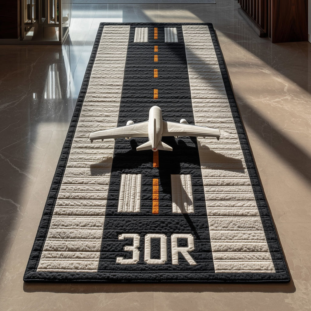 Airport Runway Runner Rug - Nature Design | Serene Runner Rug