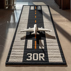 Airport Runway Runner Rug - Nature Design | Serene Runner Rug