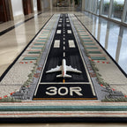 Airport Runway Runner Rug - Nature Design | Serene Runner Rug
