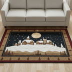 Alpine Village area rug in a living room
