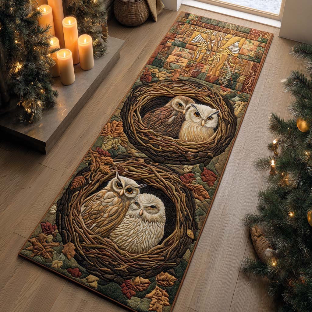 Amber Gaze Runner Carpet Runner Rug - Cute Pet Design | Animal Printed Runner Rug
