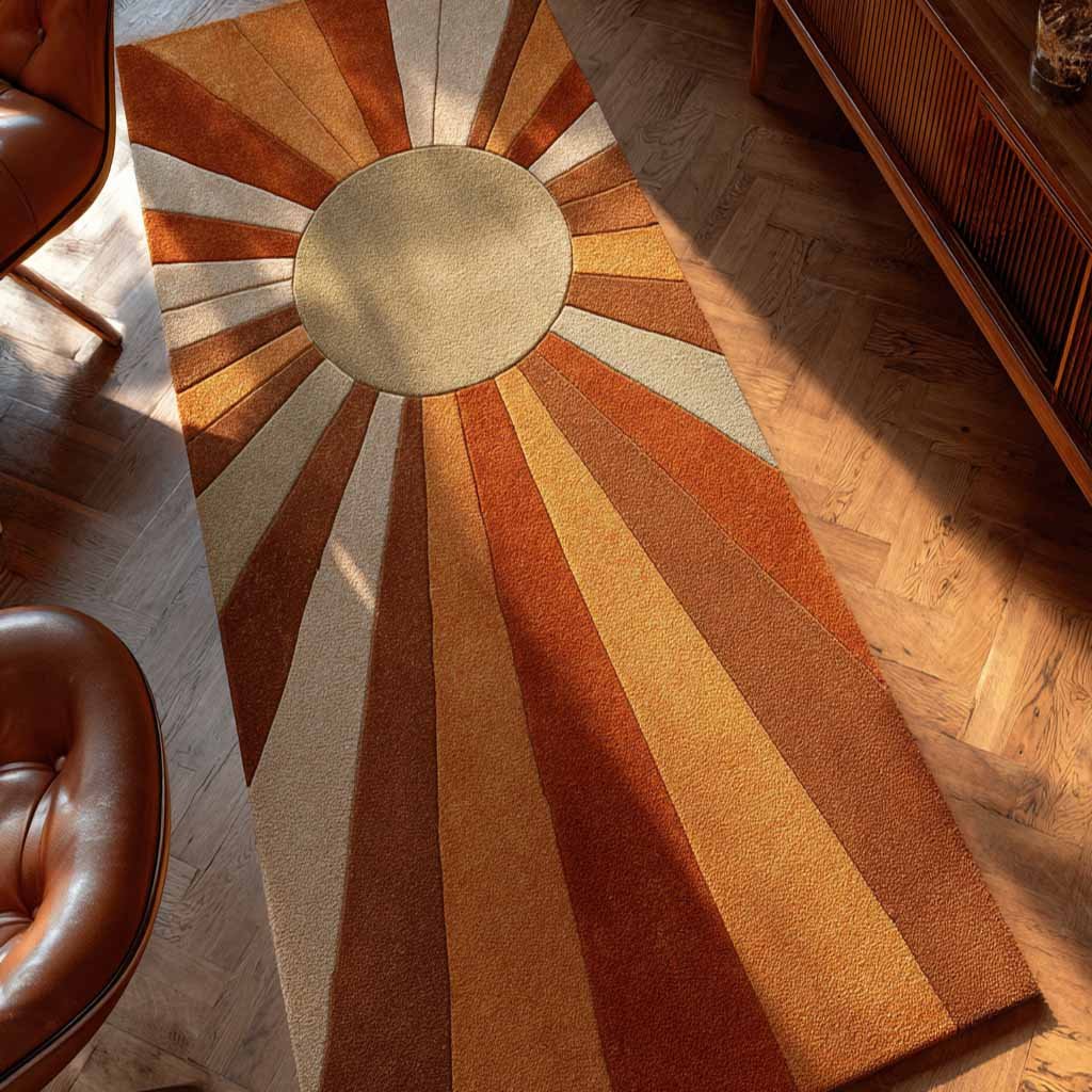 Amber Horizon Runner Carpet Runner Rug - Cute Pet Design | Animal Printed Runner Rug
