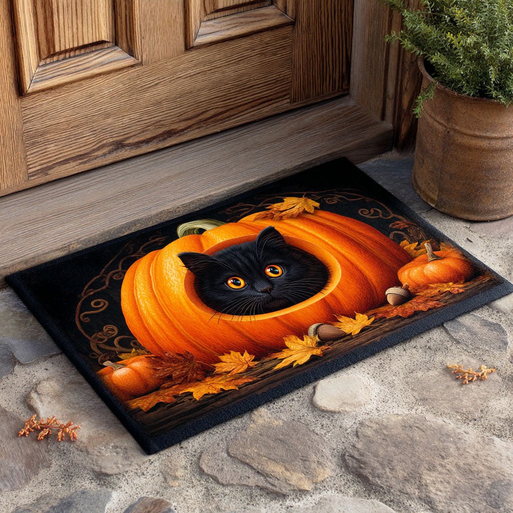 Amber Whiskers Doormat - Nature Design | Printed Welcome Doormat