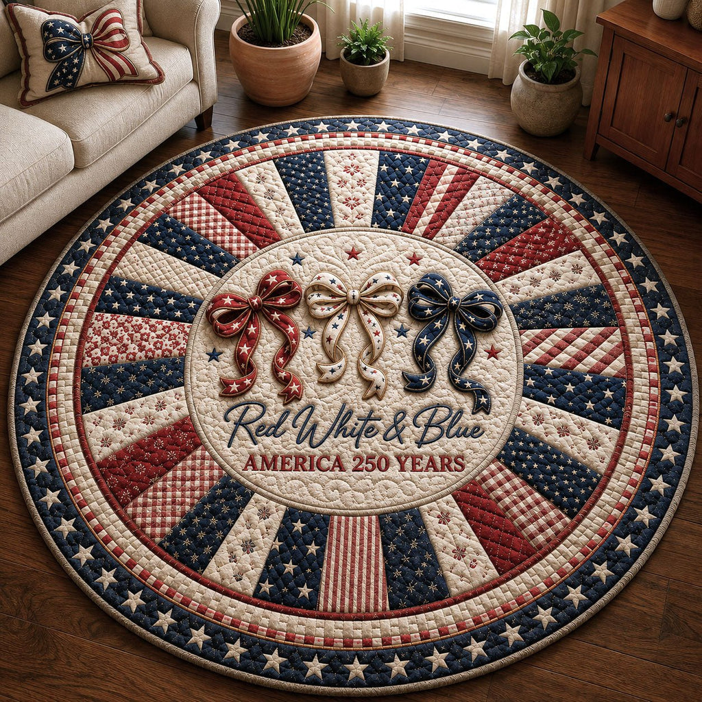 America Proud Round Mat Rug - Nature Design | Serene Home Decor