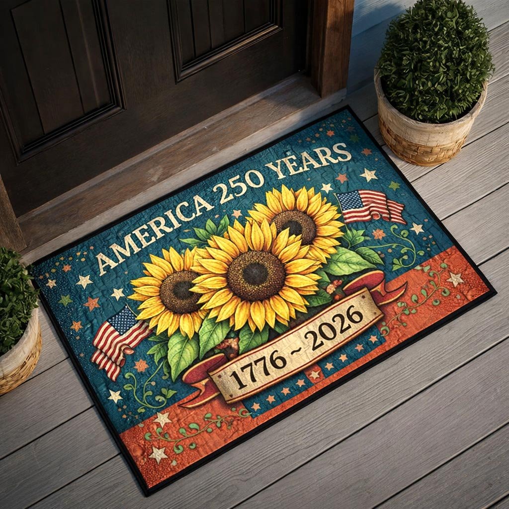 American Glory Doormat - Patriotic Design | Printed Welcome Doormat