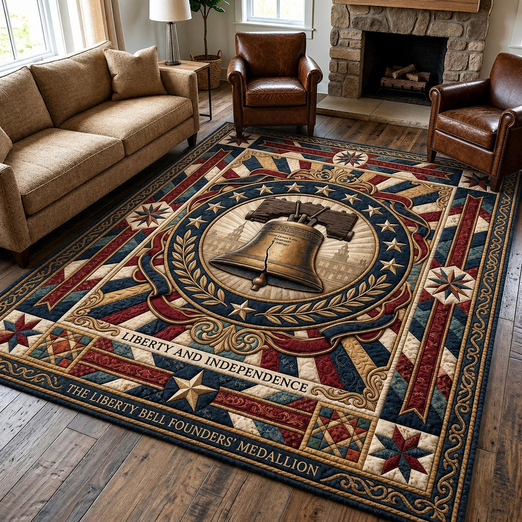 American Heritage area rug in a living room