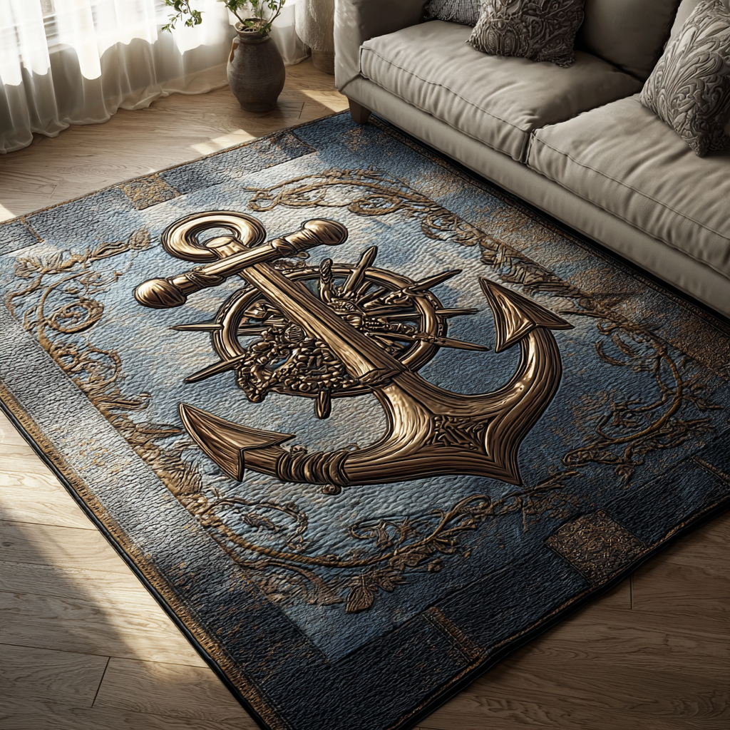 Anchor Horizon area rug in a living room