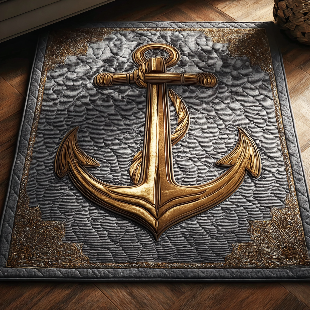 Anchor Soul area rug in a living room