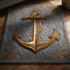 Anchor Soul area rug in a living room