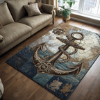 Anchor Spirit area rug in a living room