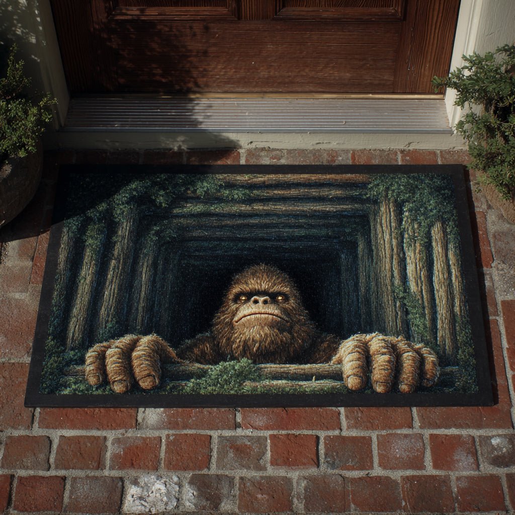 Ancient Bigfoot Lair Doormat - Nature Design | Printed Welcome Doormat