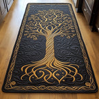 Ancient Celtic Tree Of Life Runner Rug - Nature Design | Serene Runner Rug