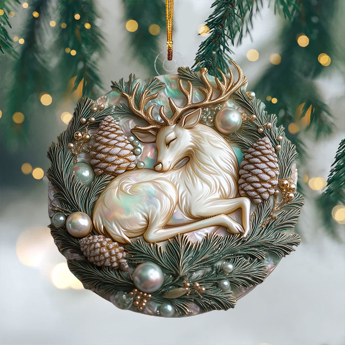 Angel Blessing Christmas Ornament